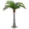 vidaXL kunstig palme 15 blade 200 cm gr&oslash;n