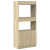 vidaXL h&oslash;jskab 63x33x140 cm konstrueret tr&aelig; sonoma-eg