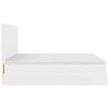 vidaXL osmannisk sengeramme med madrasser 200x200 cm kunstl&aelig;der hvid