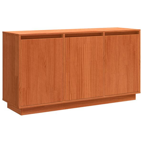 vidaXL Sideboard Brun eg 111 x 34 x 60 cm Massiv fyrretr&aelig;