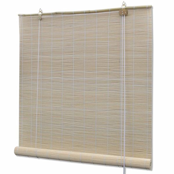 vidaXL rullegardiner 2 stk. 120x160 cm naturlig bambus