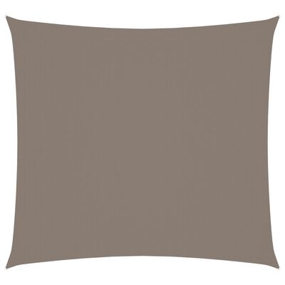 vidaXL solsejl 5x5 m firkantet oxfordstof gråbrun
