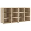 vidaXL skoreoler 2 stk. 52,5x30x50 cm sonoma-eg