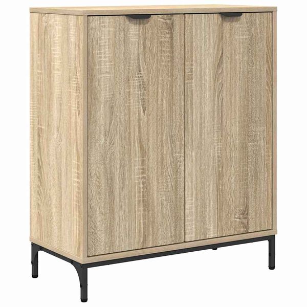 vidaXL Sideboard Sonoma eg 69,5 x 33 x 82 cm Konstrueret tr&aelig;