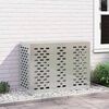 vidaXL Air Conditioner Cover S&oslash;lv 110 x 50 x 80 cm Galvaniseret st&aring;l