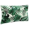 vidaXL Rygpude PUTTEN 100% polyester Bladm&oslash;nster 80 x 40 x 15 cm