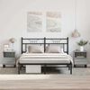 vidaXL sengeborde 2 stk. 40x35x50 cm konstrueret træ grå sonoma-eg