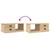 vidaXL sofabord 90x50x35 cm konstrueret træ sonoma-eg