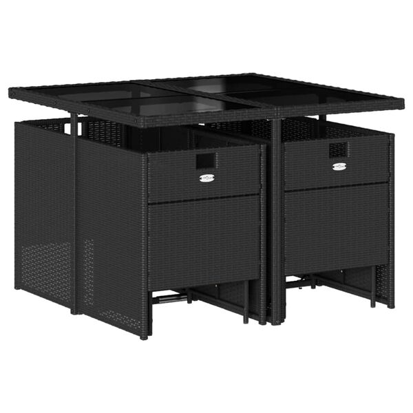 vidaXL loungesæt til haven 11 dele med hynder polyrattan lysegrå