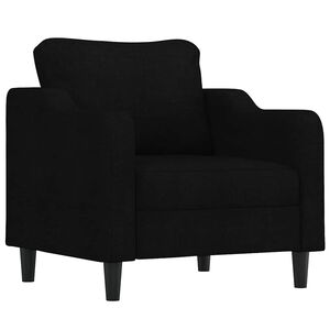 vidaXL l&aelig;nestol 60 cm stof sort