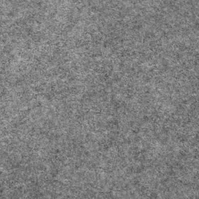 vidaXL poolunderlag 300x220 cm polyester-geotekstil lysegrå