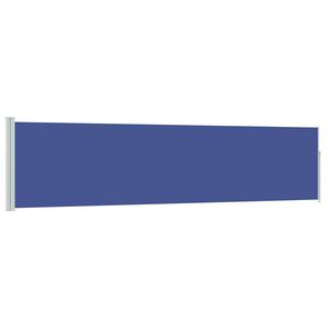 vidaXL sammenrullelig sidemarkise til terrassen 120 x 500 cm bl&aring;