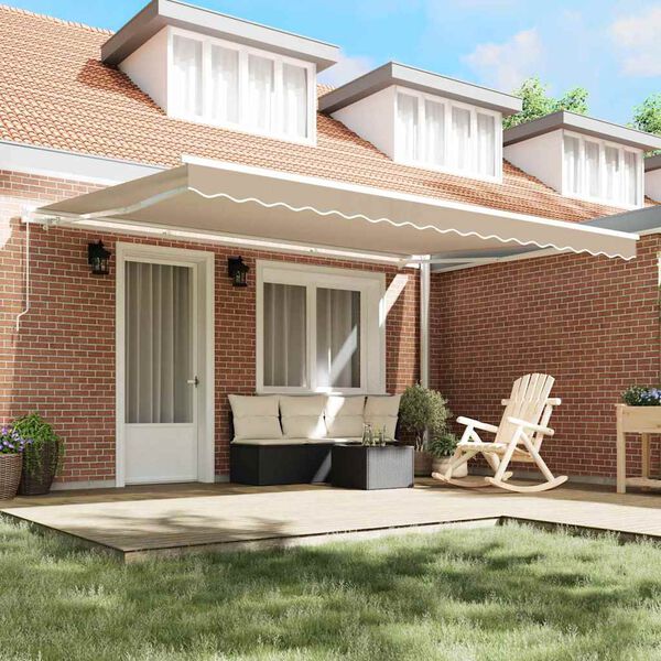 vidaXL Reservedug til markise Beige 430 x 295 cm Polyester