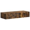 vidaXL V&aelig;gh&aelig;ngt Sideskab R&oslash;get eg 87,5 x 34,5 x 17 cm Konstrueret tr&aelig;