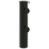 vidaXL Parasolfodr&oslash;r 0.6 kg Sort Jern for 40-50 mm Pole