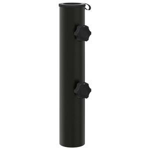 vidaXL Parasolfodr&oslash;r 0.6 kg Sort Jern for 40-50 mm Pole