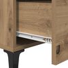 vidaXL Sideboard med skuffe Artisan Egetr&aelig; 69,5 x 34 x 90 cm