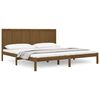 vidaXL sengeramme 180x200 cm Super King massivt tr&aelig; gyldenbrun