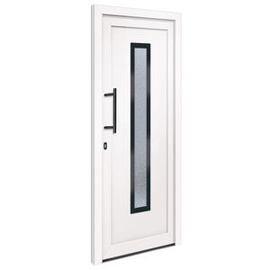 vidaXL hovedd&oslash;r 88x200 cm PVC hvid