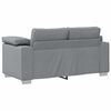 vidaXL Sofa 3 pcs Lysegr&aring; 219 x 80 x 82 cm Linned-blandet stof