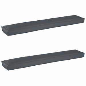 vidaXL Palle Pudes&aelig;t 2 stk. Oxford Stof Antracit 200 x 40 x 8 cm