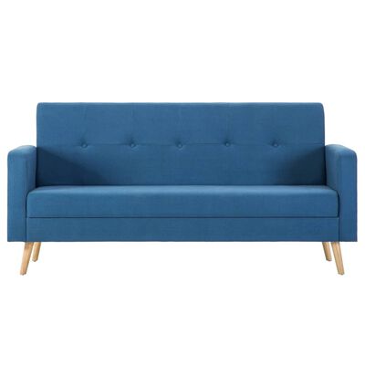 vidaXL sofa stof blå