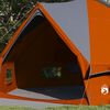 vidaXL Teepee Telt med tag Grå og orange 490 x 410 x 210 cm
