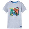 T-shirt til b&oslash;rn str. 128 gr&aring;