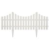 vidaXL bedhegn 17 stk. 10 m hvid
