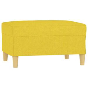 vidaXL fodskammel 70x55x41 cm stof lysegul