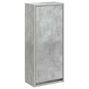 vidaXL V&aelig;gmonteret h&aring;ndvask skab Betongr&aring; 35 x 20 x 81 cm