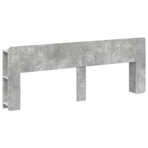 vidaXL Hovedg&aelig;rde Skab med opbevaring Betongr&aring; Konstrueret tr&aelig;