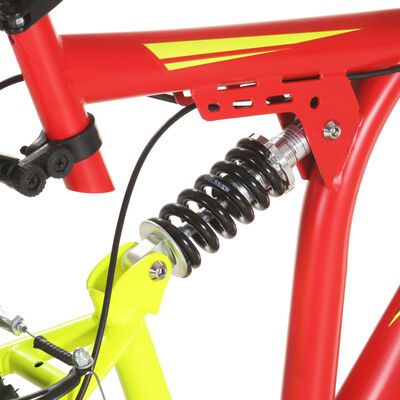 vidaXL mountainbike 21 gear 26 tommer hjul 49 cm rød