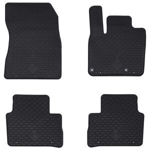 vidaXL Bilm&aring;tte 4 pcs Sort passer til Nissan QASHQAI TPE