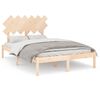 vidaXL sengeramme 120x190 cm Small Double massivt tr&aelig;