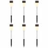 vidaXL Udend&oslash;rs sollys med jordspyd 6 pcs Varm hvid 29,5 cm