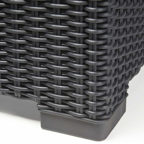 Keter udendørs puf Californien grafitgrå 233446