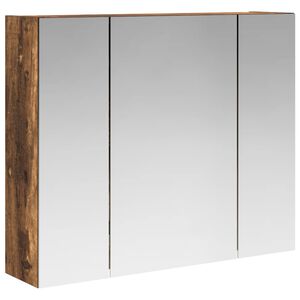 vidaXL Badev&aelig;relsesspejlskab R&oslash;get eg 60 x 14,5 x 50 cm
