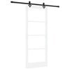 vidaXL Skyded&oslash;r ORKDAL Hvid og sort 83 x 202 cm