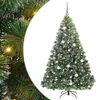 vidaXL Kunstigt juletr&aelig; med 300 LED'er Gr&oslash;n 180 cm PE og PVC