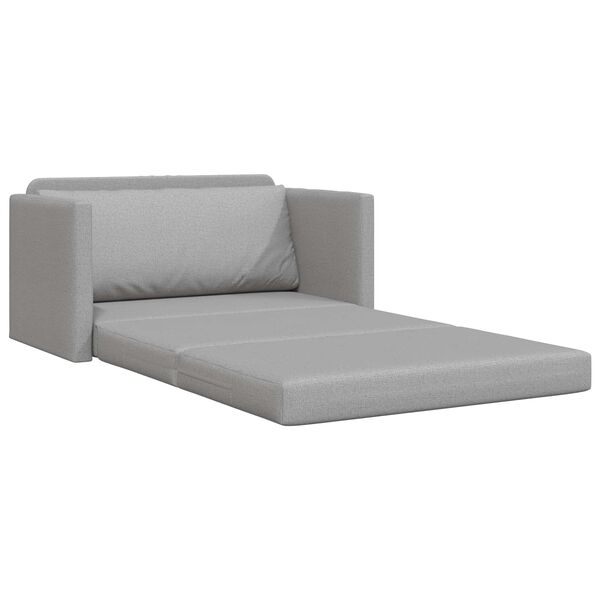 vidaXL Sovesofa 110cm Skygr&aring; Stof