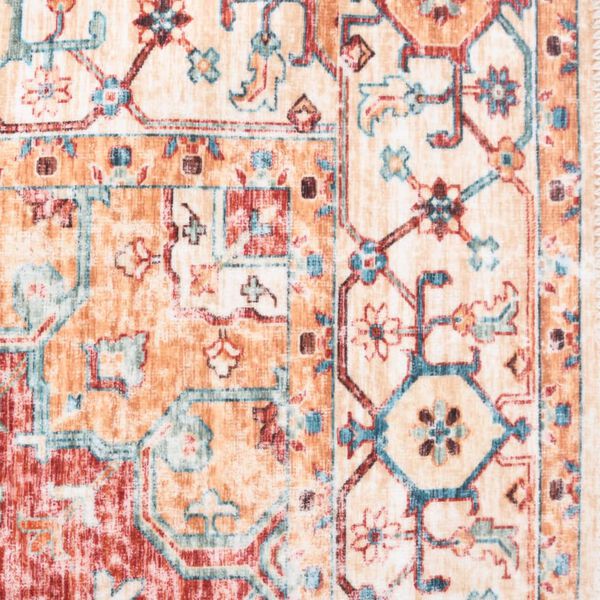 vidaXL gulvt&aelig;ppe m. tryk vaskbart 160x230 cm polyester flerfarvet