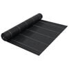 vidaXL ukrudtsdug 2x25 m PP sort