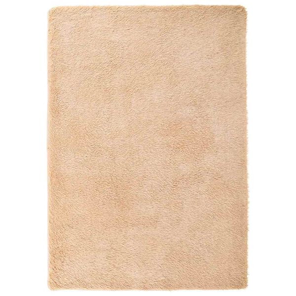 vidaXL shaggy gulvt&aelig;ppe NAVARRA 240x340 cm h&oslash;je luv polyester beige