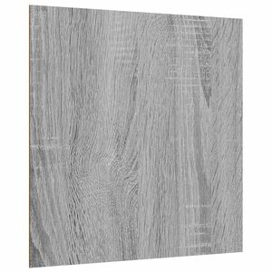 vidaXL Dekor Panels 12 stk. Gr&aring; Sonoma 30 x 30 x 0,27 cm