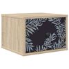 vidaXL V&aelig;gmonteret natbord DOKKUM Sonoma-eg 36 x 33 x 25 cm
