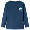 Sweatshirt til b&oslash;rn str. 140 marinebl&aring;