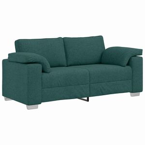 vidaXL Sofa M&oslash;rkegr&oslash;n 180 x 80 x 82 cm Stof