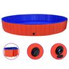 vidaXL foldbart hundebassin 300x40 cm PVC r&oslash;d