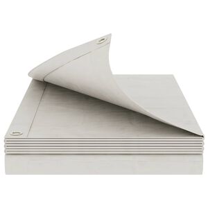 vidaXL Presenning med &oslash;jer Hvid 2 x 3 m 90 gsm PE